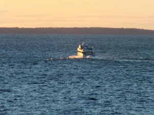 ferry on lake huron